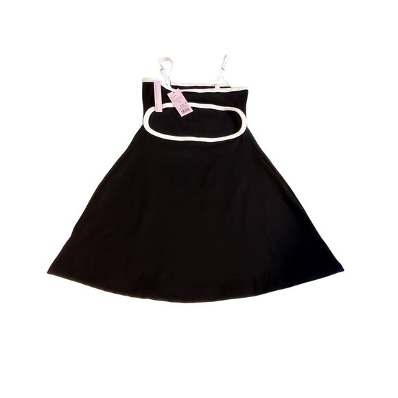 Wild Fable Black & White Butter Bliss A-Line Dress XS Adjustable Straps - Picture 10 of 10